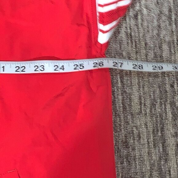 Tonix Mens XL Athletic‎ Full Zip Front Running Jacket Windbreaker Red Nylon NWT - Picture 4 of 6